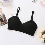 Seamless Bras Women Wire Free Sexy Comfortable Beauty Back Underwear Solid Color Thread Gathered Bra - Easy Pickins Store