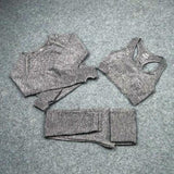 Seamless Yoga Sets Workout Sportswear Gym Clothing Fitness Leggings Sports Clothes High Waist Pants - Easy Pickins Store