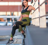 Seamless Workout Yoga Sets Gym Running Fitness Leggings Long Sleeve - Easy Pickins Store