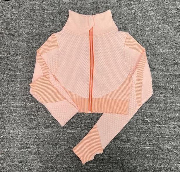 Seamless Workout Yoga Sets Gym Running Fitness Leggings Long Sleeve - Easy Pickins Store