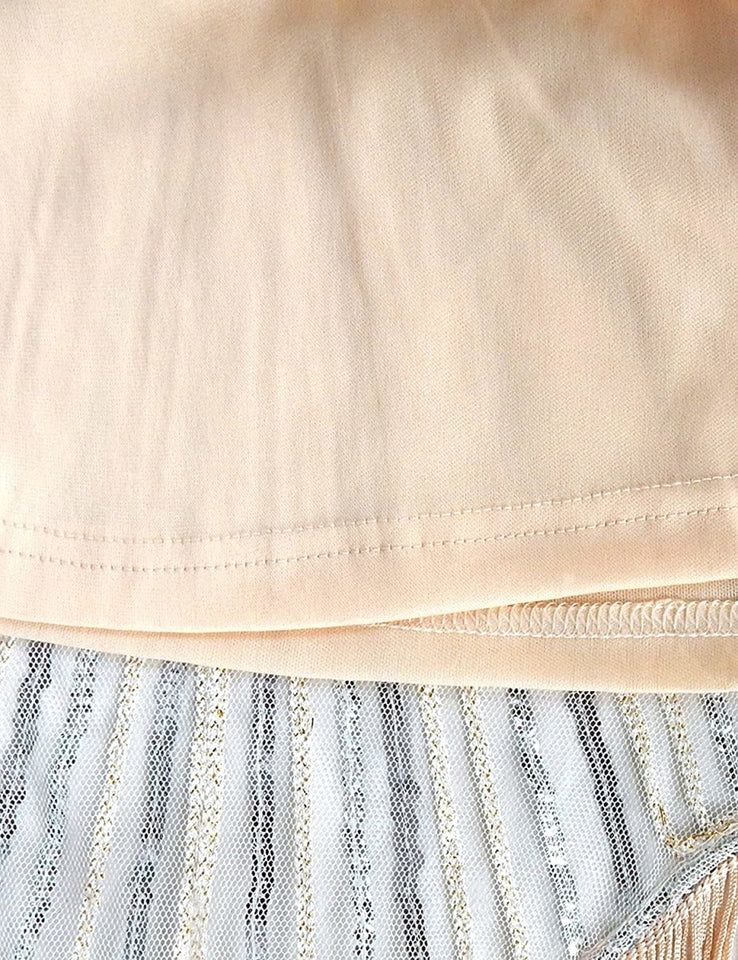 Sequin Beaded V Neck Tassels Hem Great Gatsby Cocktail Dress - Easy Pickins Store