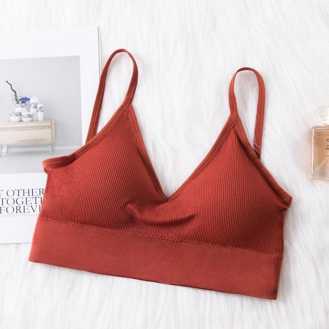 Sexy Bra Underwear Bas For Women Bralette Seamless Padded Bra Lingerie Cotton Wireless Fitness Tops Brassiere Bra|Bras| - Easy Pickins Store