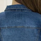 Short Denim Jacket Long Sleeve Jeans Bomber Tattered - Easy Pickins Store
