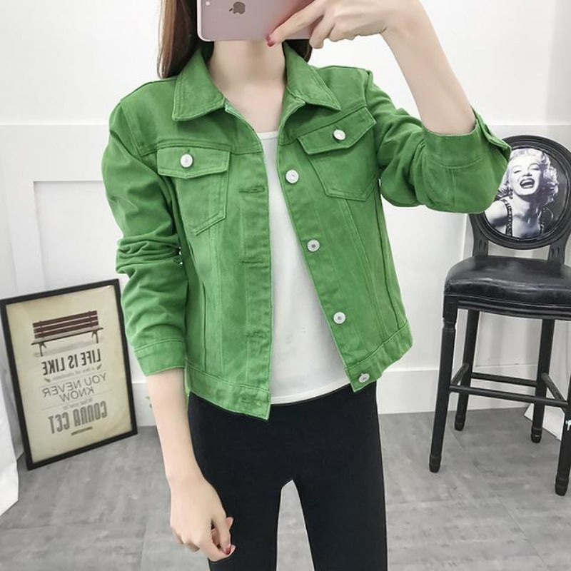 Short Jeans Denim Jacket - Easy Pickins Store