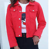 Short Jeans Denim Jacket - Easy Pickins Store