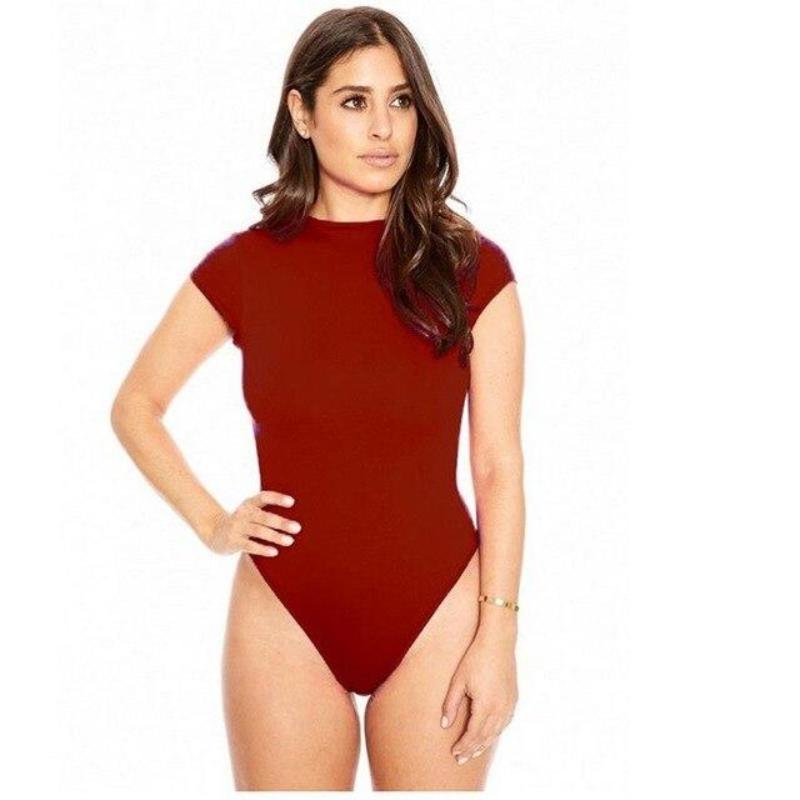 Short Sleeve O Neck Bodysuit - Easy Pickins Store