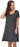 Short T Shirt Dress with Pockets Sleeve Swing - Easy Pickins Store