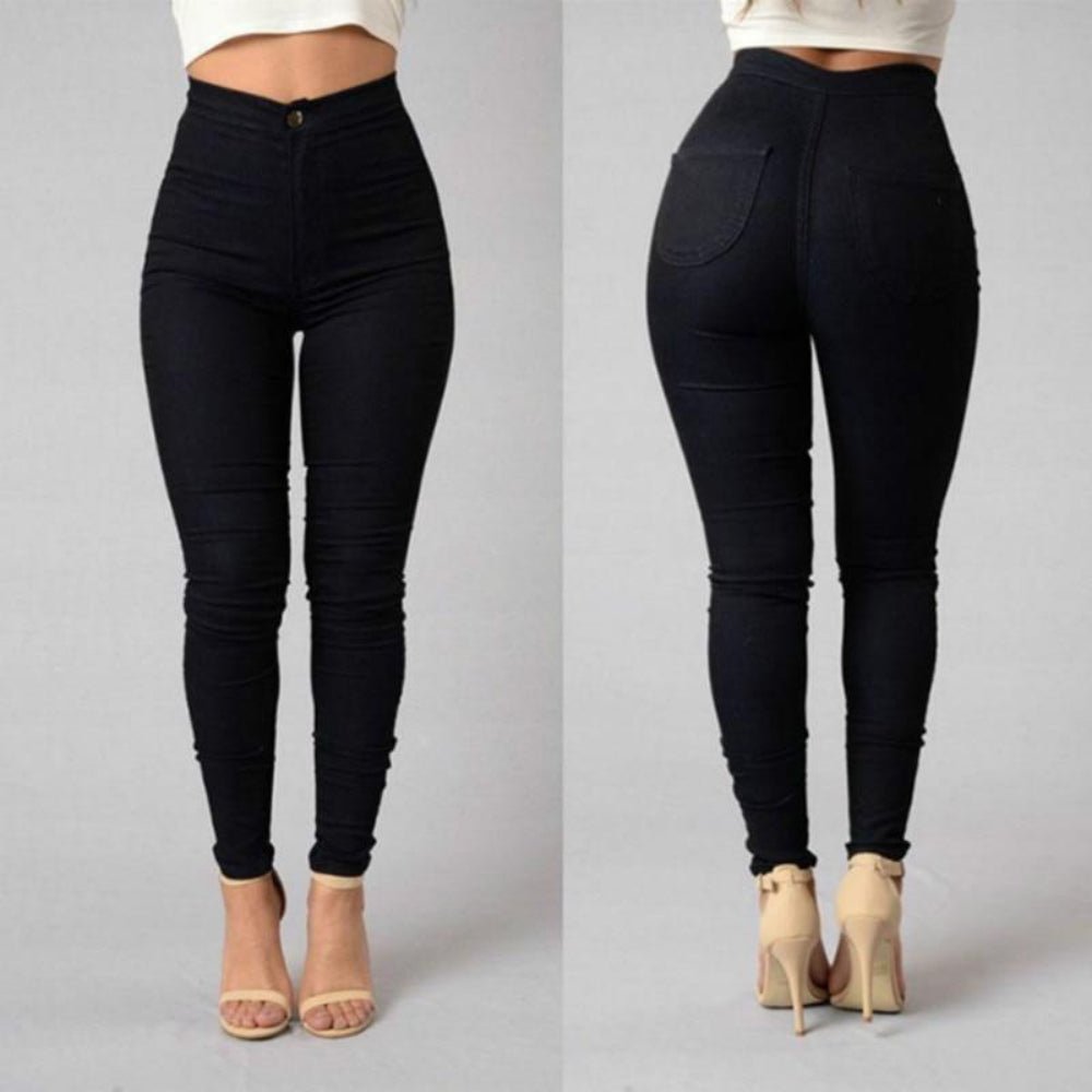 Skinny High Waist Render Jeans - Easy Pickins Store