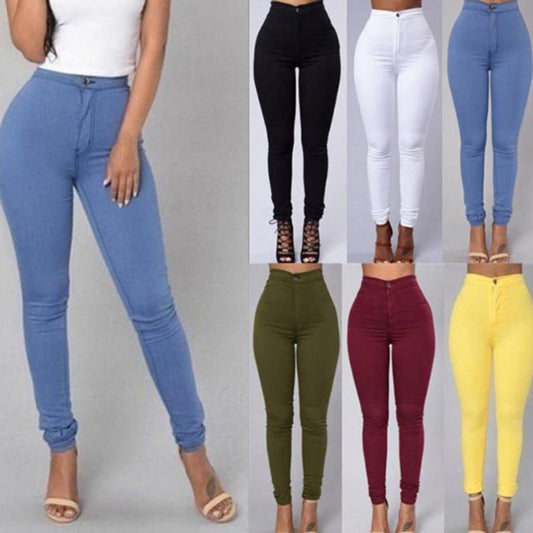 Skinny High Waist Render Jeans - Easy Pickins Store