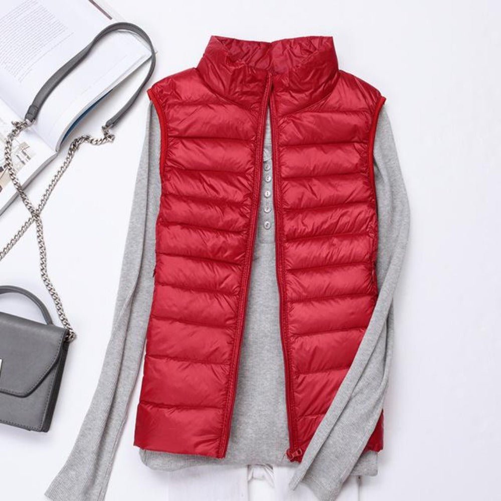 Sleeveless Ultralight Down Warm Vest - Easy Pickins Store