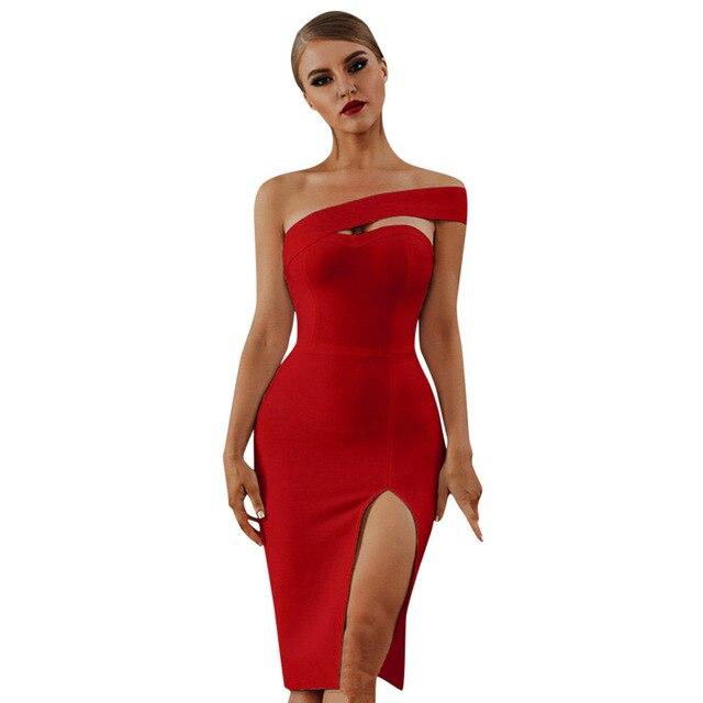Slim Elegant Split Dress - Easy Pickins Store