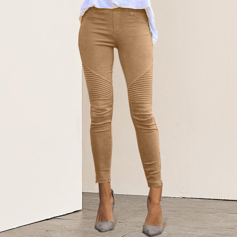 Slim Fitness Legging Elastic Seamless Jeans - Easy Pickins Store