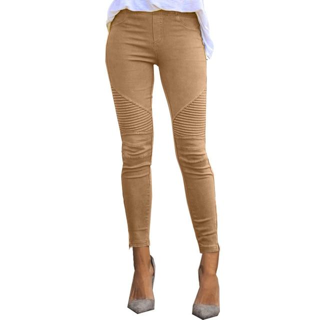 Slim Fitness Legging Elastic Seamless Jeans - Easy Pickins Store