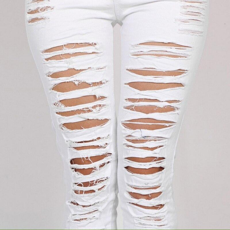 Slim Skinny Denim Jeans Mid Waist Pencil - Easy Pickins Store