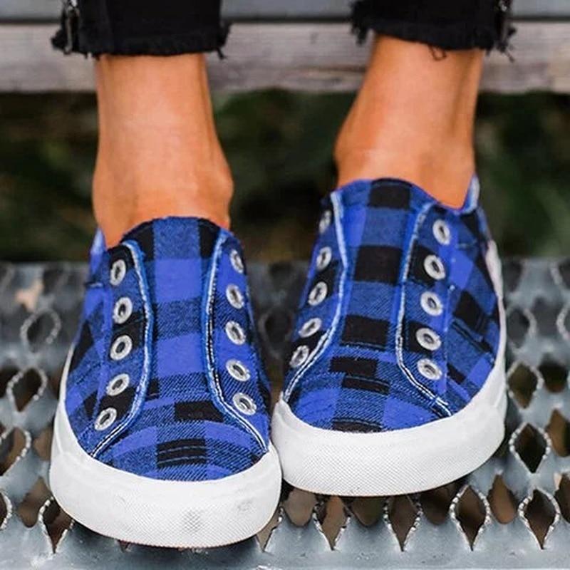 Slip On flat Canvas Fabric Loafers - Easy Pickins Store