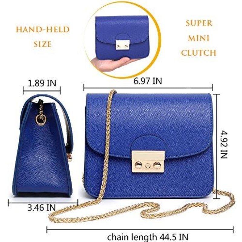 Small Evening Crossbody Bag Chain Shoulder Evening Red Clutch Purse - Easy Pickins Store