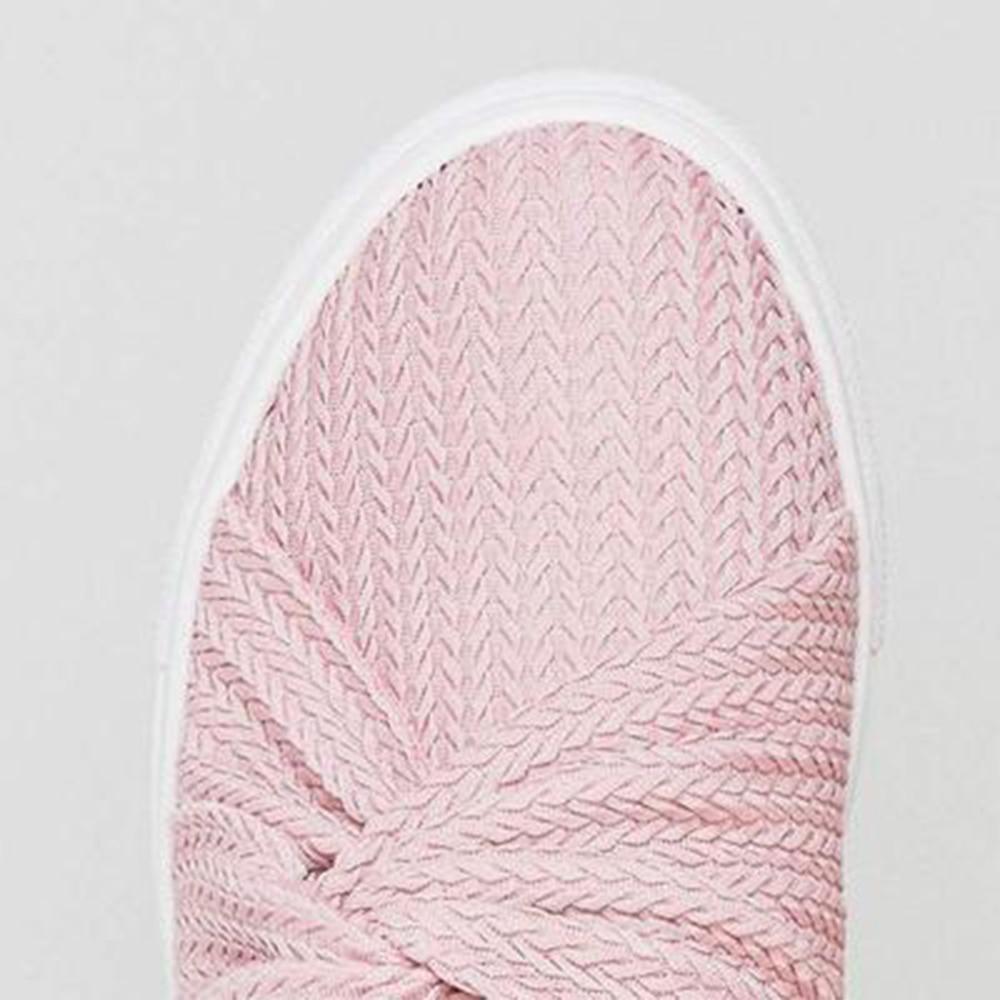 Sneakers Bow Breathable Flats Slip On Canvas Loafers - Easy Pickins Store