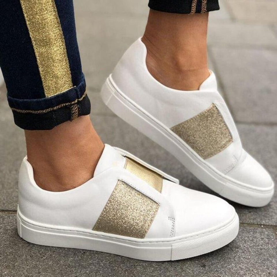 Sneakers Breathable Mesh Flats Loafers Boat Black Ballet - Easy Pickins Store