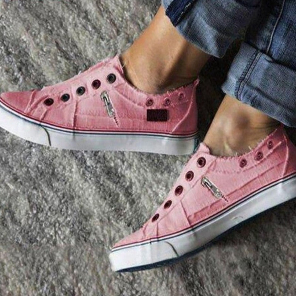 Sneakers Canvas Shoes Women Fashion Vulcanize Shoes Girls Zapatillas Mujer - Easy Pickins Store