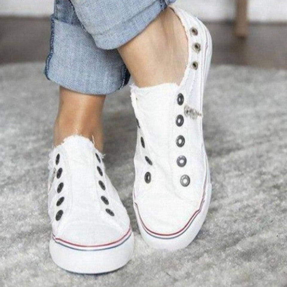 Sneakers Canvas Shoes Women Fashion Vulcanize Shoes Girls Zapatillas Mujer - Easy Pickins Store