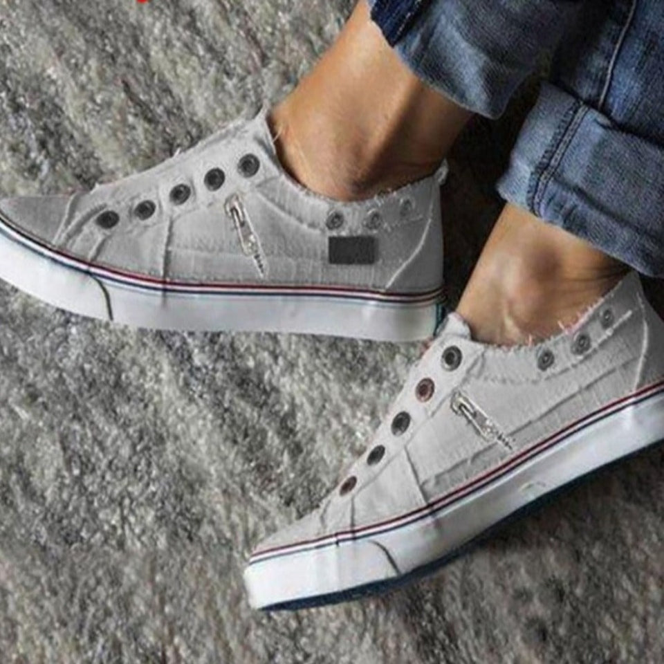 Sneakers Canvas Shoes Women Fashion Vulcanize Shoes Girls Zapatillas Mujer - Easy Pickins Store