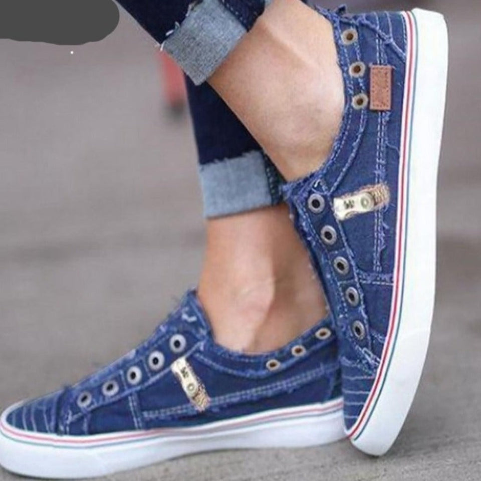 Sneakers Canvas Shoes Women Fashion Vulcanize Shoes Girls Zapatillas Mujer - Easy Pickins Store