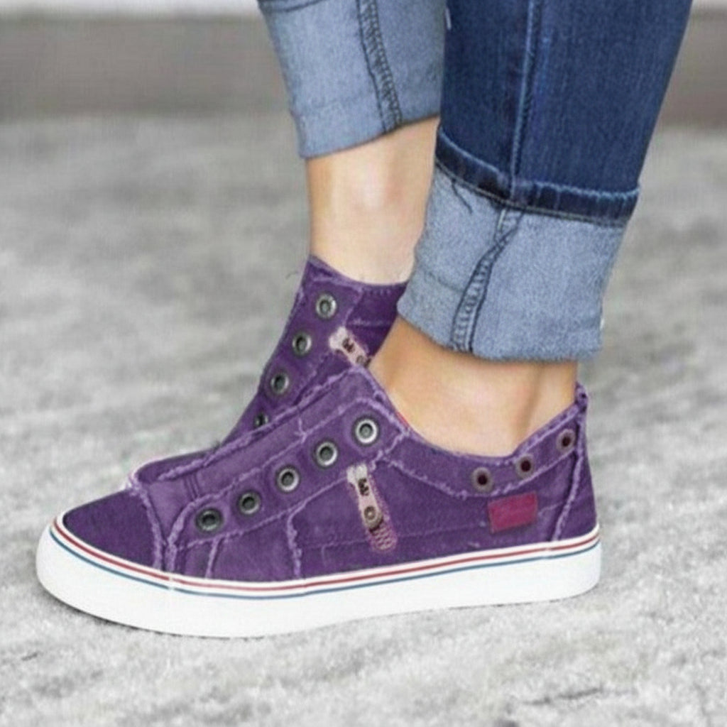 Sneakers Canvas Women Vulcanize Shoes Girl - Easy Pickins