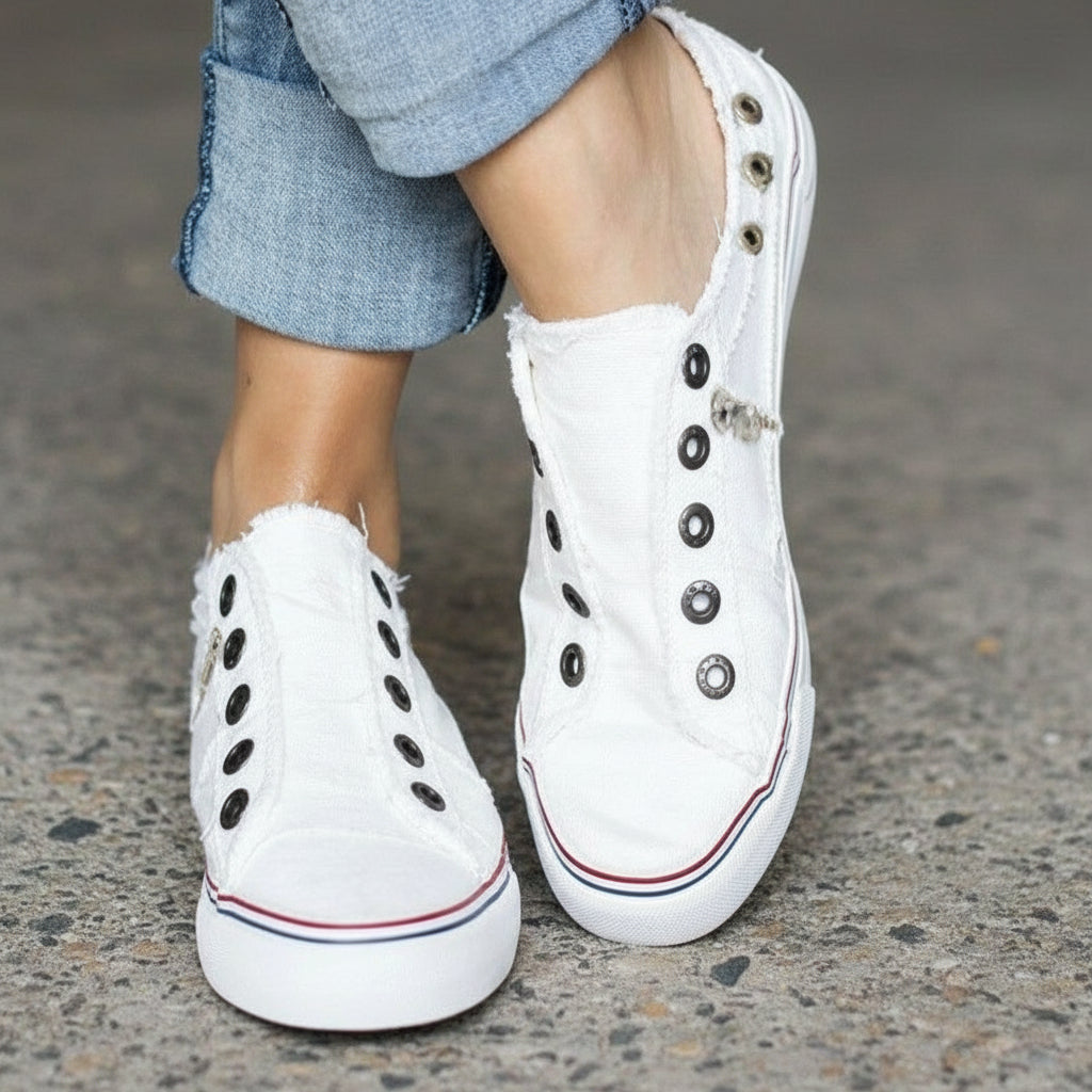 Sneakers Canvas Women Vulcanize Shoes Girl - Easy Pickins