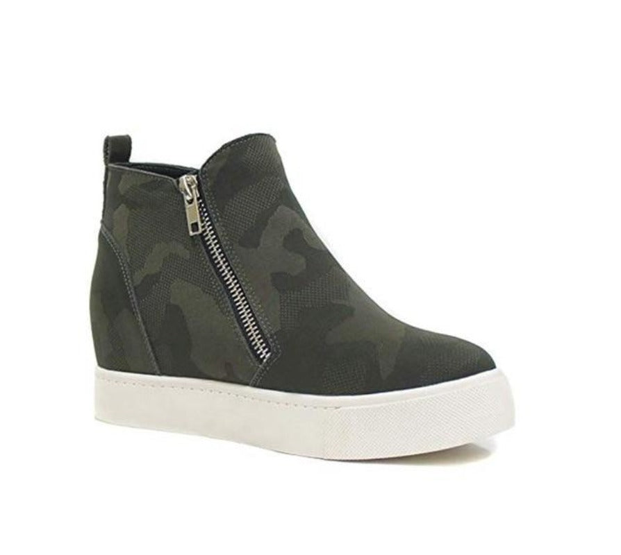 Sneakers Leaopard Platform High Slip on Breathable - Easy Pickins Store