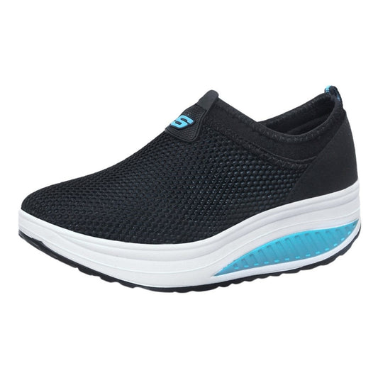 Sneakers Slip On Breathable Sport Running Shoes Comfortable Non slip Platform - Easy Pickins Store