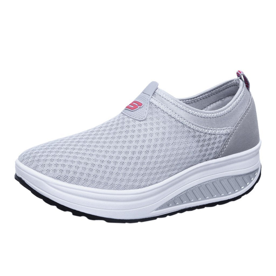 Sneakers Slip On Breathable Sport Running Shoes Comfortable Non slip Platform - Easy Pickins Store