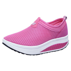 Sneakers Slip On Breathable Sport Running Shoes Comfortable Non slip Platform - Easy Pickins Store
