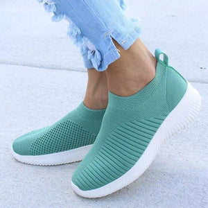 Sneakers Vulcanized Knitted Sock Stretch Slip On Air Mesh - Easy Pickins Store