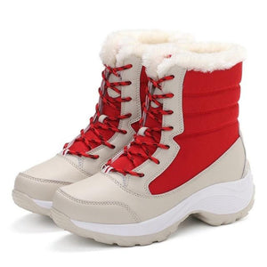 Snow Boots Waterproof Non slip Thick Fur Platform Plus Sizes - Easy Pickins Store