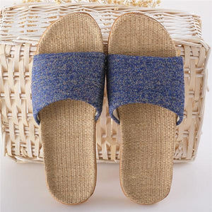 Soft Flax Flip Flops Hemp Open Toe Sandals Slippers - Easy Pickins Store