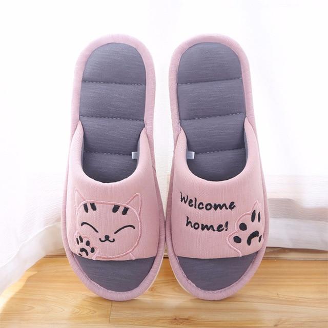Soft Home Flat Warm Comfort Slippers - Easy Pickins Store