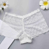 Soft Seamless Lace Safety Short Pants Summer Under Skirt Shorts Hollow out Breathable Short Tights - Easy Pickins Store