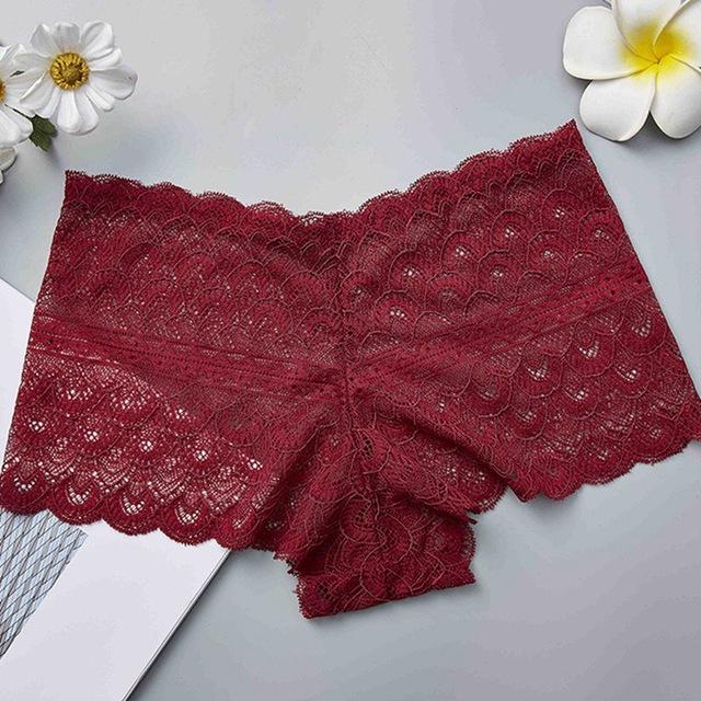 Soft Seamless Lace Safety Short Pants Summer Under Skirt Shorts Hollow out Breathable Short Tights - Easy Pickins Store