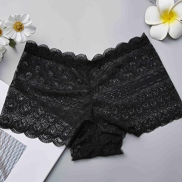 Soft Seamless Lace Safety Short Pants Summer Under Skirt Shorts Hollow out Breathable Short Tights - Easy Pickins Store