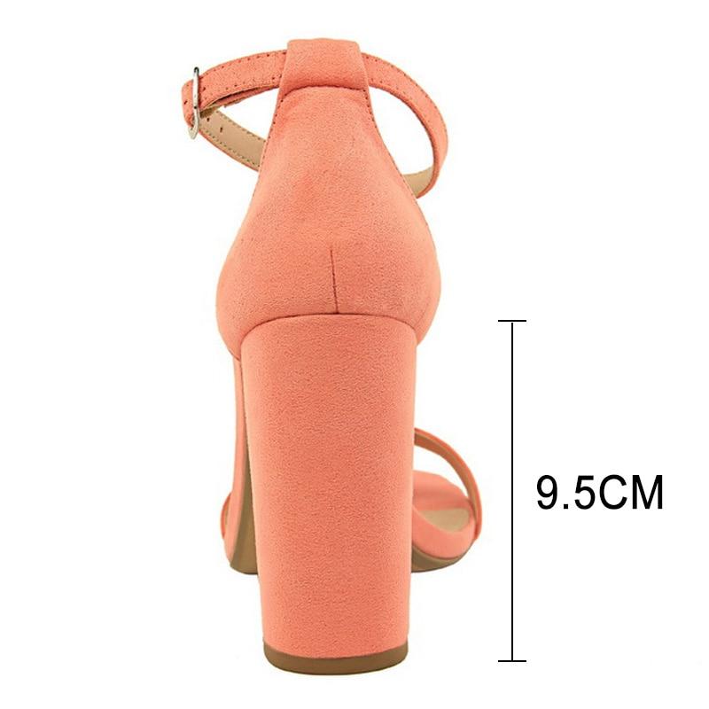 Square Heel Sexy Classic Buckle Strap - Easy Pickins Store