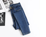 Stretch Pencil Jeans Denim 3 Colors - Easy Pickins Store