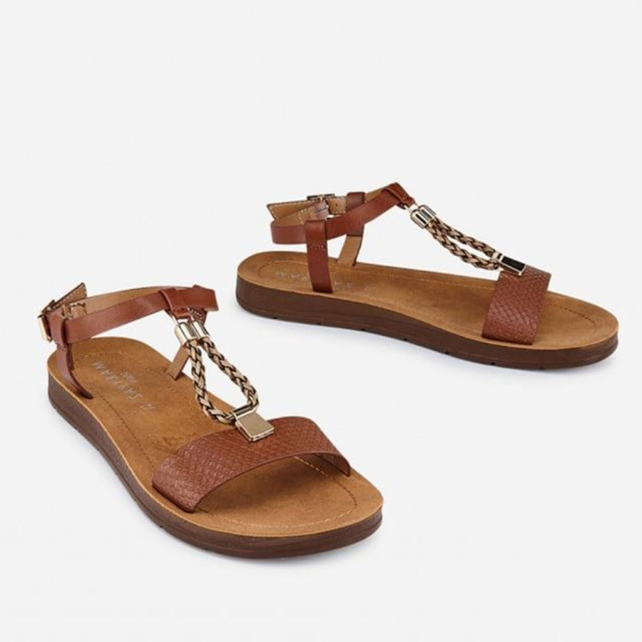 Summer Rome Retro Thick Bottom Open Toe Slip On Slides Brand Design Low Heels Sandals - Easy Pickins Store