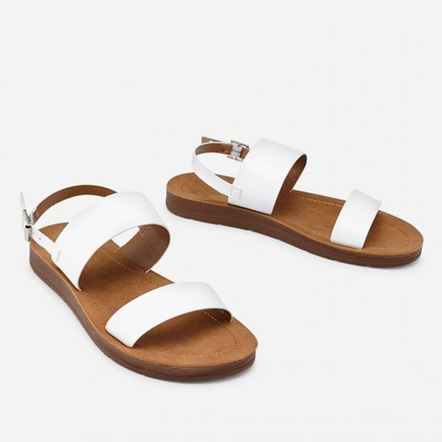 Summer Rome Retro Thick Bottom Open Toe Slip On Slides Brand Design Low Heels Sandals - Easy Pickins Store