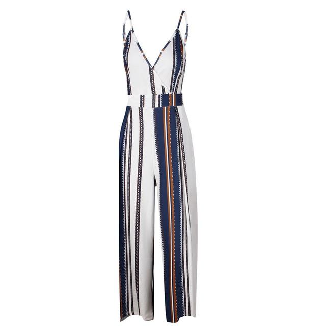 Summer Sleeveless Long Jumpsuit - Easy Pickins Store