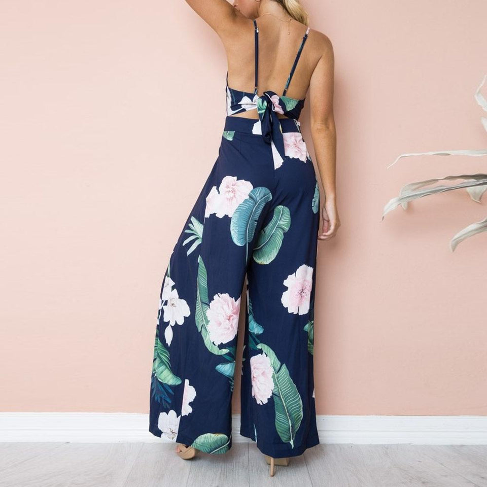 Summer Sleeveless Long Jumpsuit - Easy Pickins Store