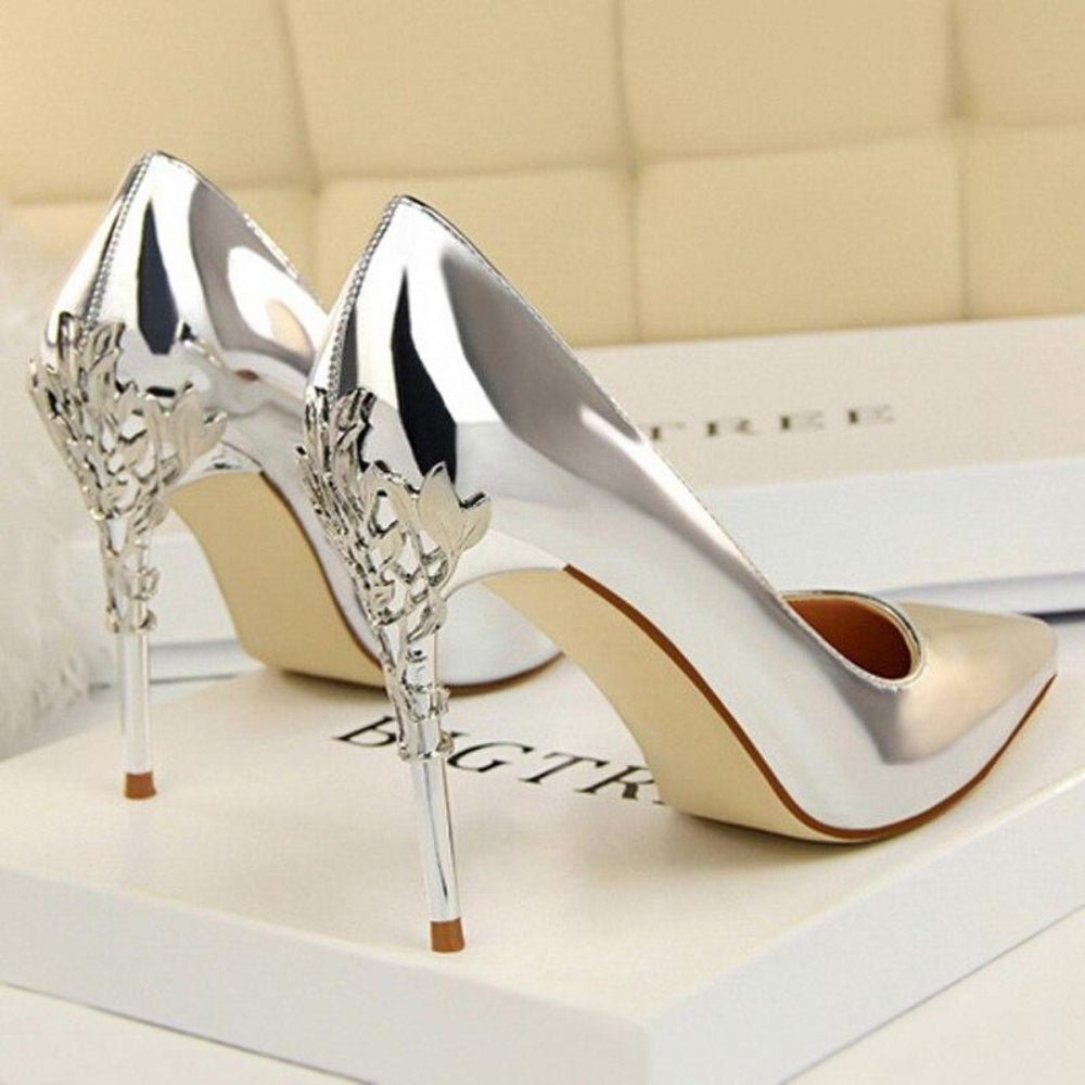 Super High Heels Pumps Leather - Easy Pickins Store
