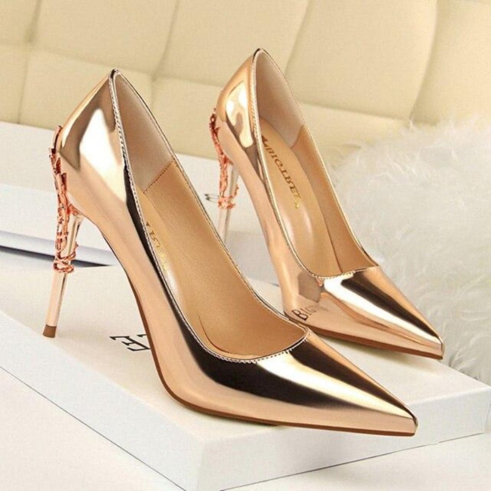 Super High Heels Pumps Leather - Easy Pickins Store