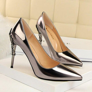 Super High Heels Pumps Leather - Easy Pickins Store