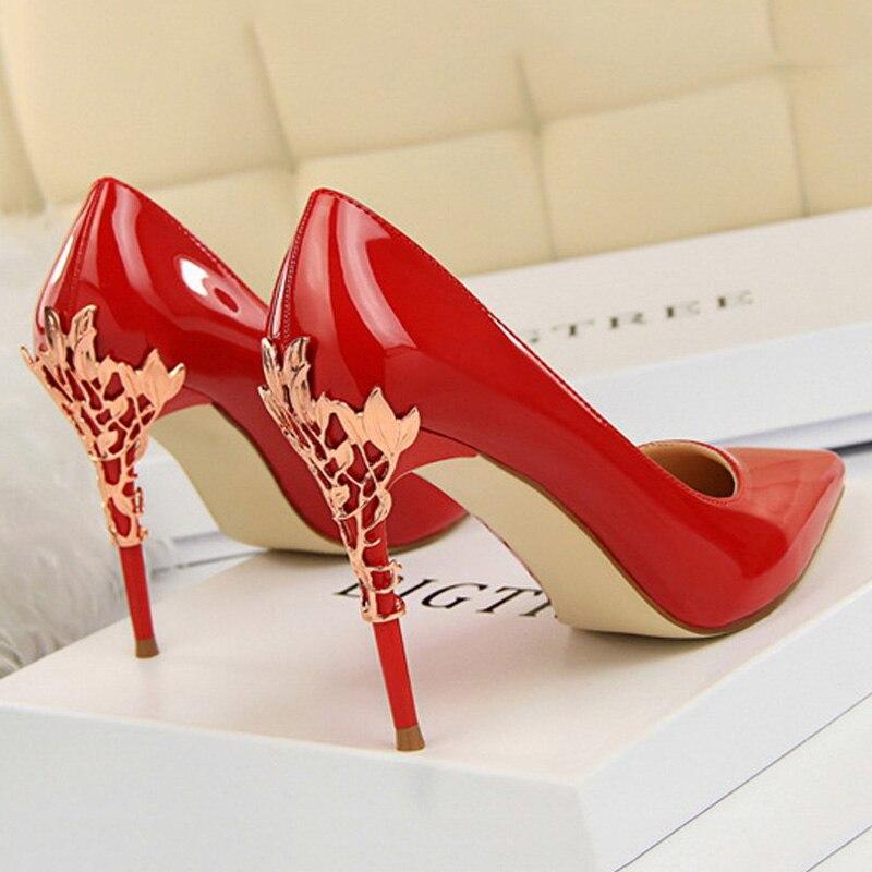 Super High Heels Pumps Leather - Easy Pickins Store