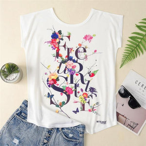 T shirt Cat Dog Print Short Sleeve - Easy Pickins Store